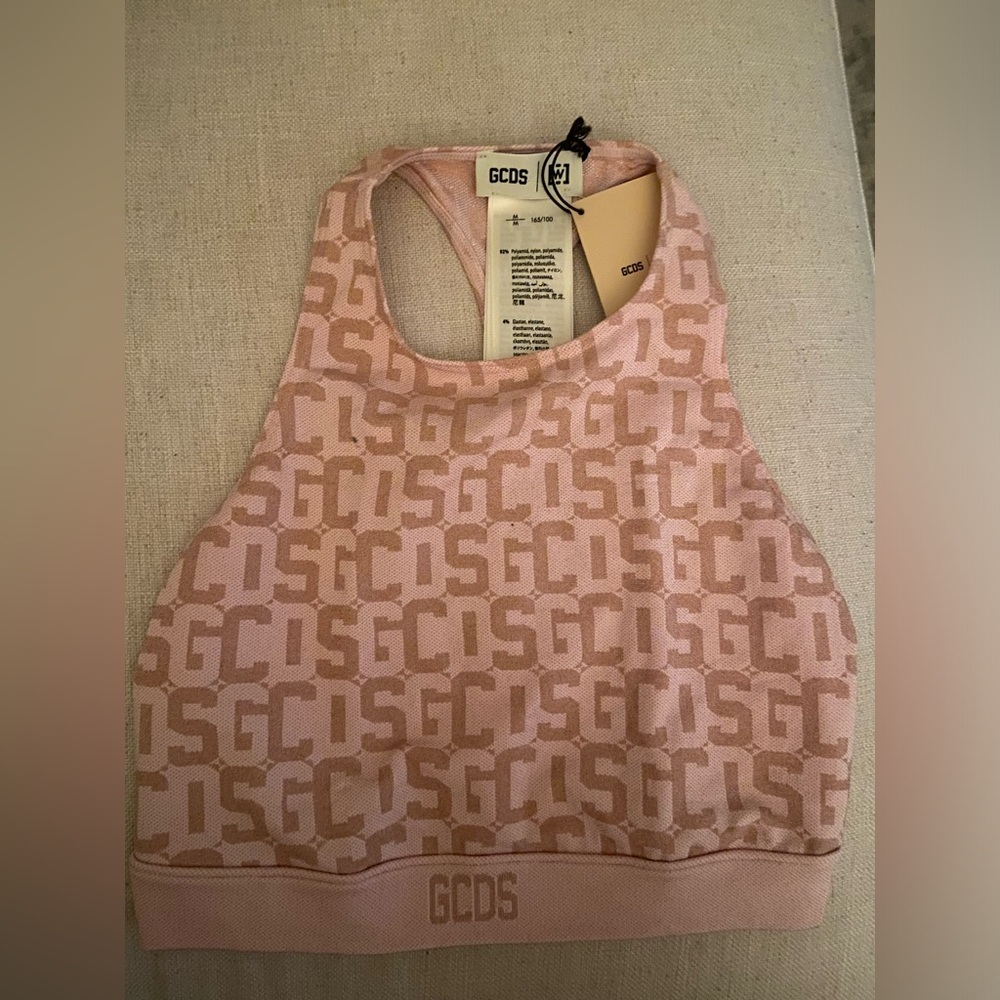 WOLFORD X GCDS basic monogram crop top - Picture 6 of 7